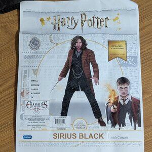 Harry Potter Sirius Black Costume Charades  SIZE XL NEW